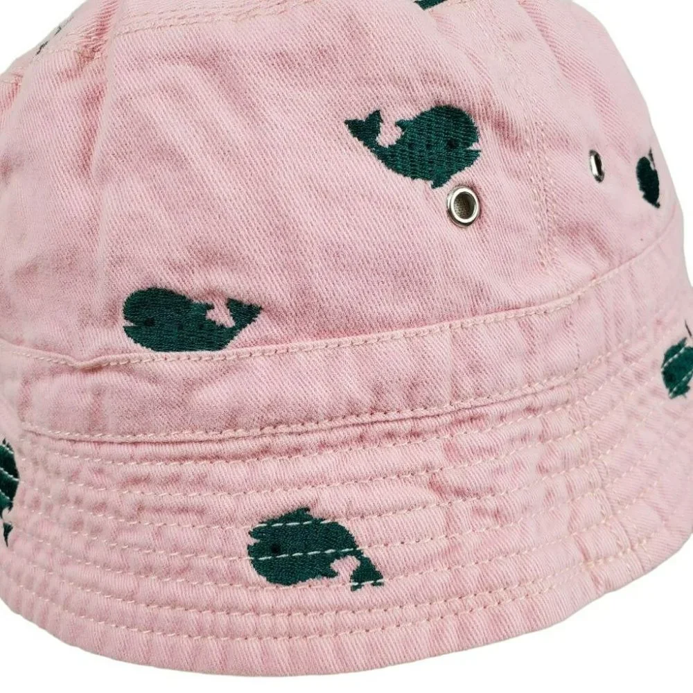Lord & Taylor Youth Whale Bucket Hat Girls Pink Sun Hat Cap